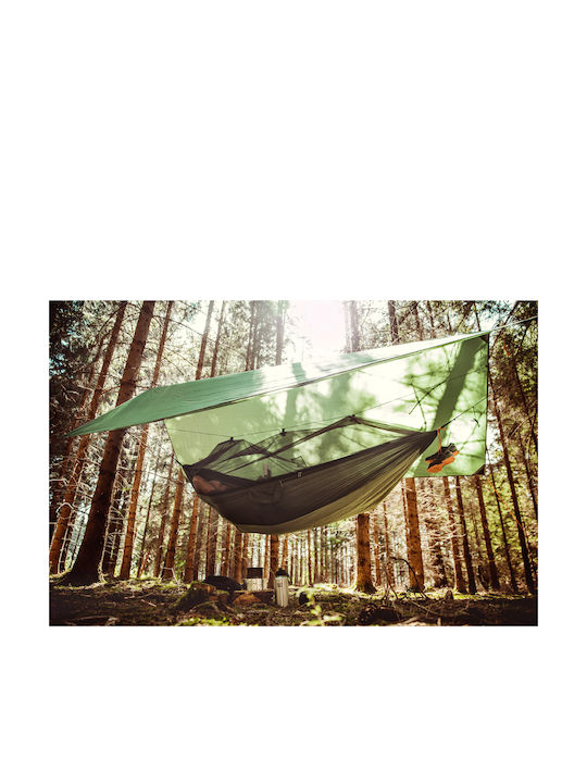 Amazonas Traveller Thermo Xxl Αιώρα King Size Υφασμάτινη Πράσινη 305x160εκ.