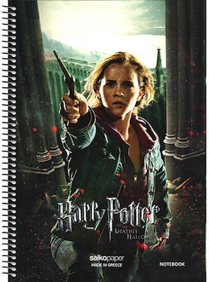 Salko Paper Spiral Notebook Ruled A4 2 Subjects 1pcs