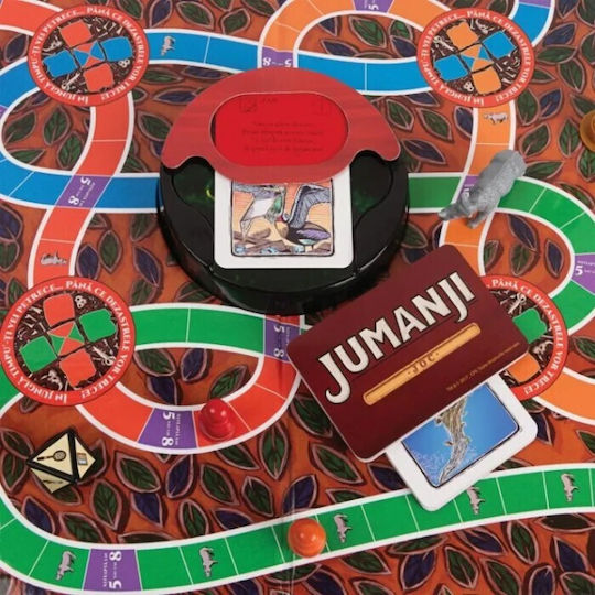 Board Game Jumanji for 2-4 Players 5+ Years Old (RO) Spin Master