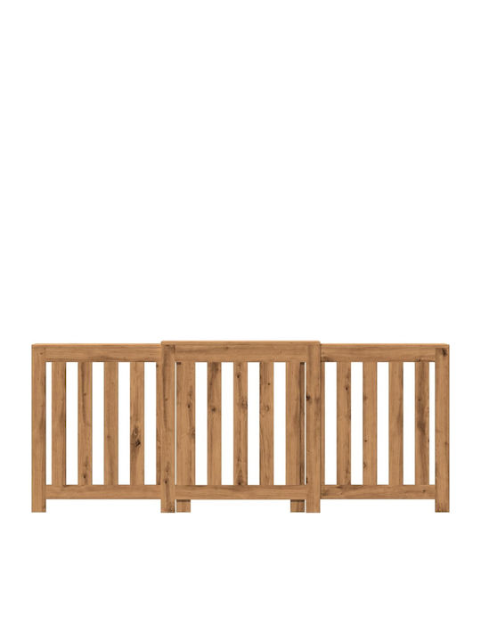 vidaXL Husă Pentru Radiator Din PAL Maro 205x21.5x83.5cm