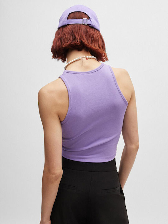 Hugo Boss Damen Bluse Ärmellos Purple