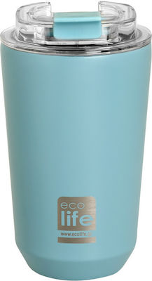 Ecolife Coffee Cup Стъкло Термос Неръждаема стомана Без BPA Ecolife 360мл