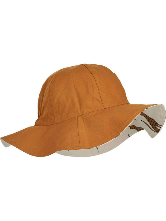 Liewood Kids' Hat Fabric Amelia Beige Leopard/Sandy