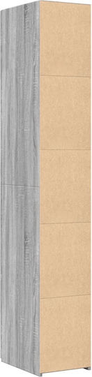 Bücherregal Grau Sonoma 30x42.5x185cm