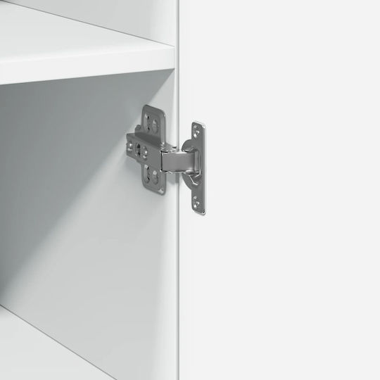 Βιβλιοθήκη Λευκό 30x42.5x185εκ.