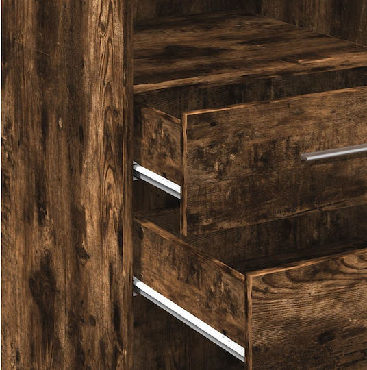 Brown Bookcase 45x42.5x124cm