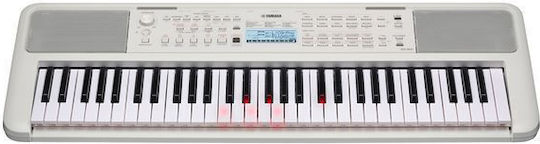 Yamaha Keyboard EZ-310 with Keys with Music Stand White