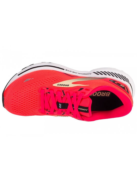 Brooks Adrenaline Gts 23 Sport Shoes Running Pink