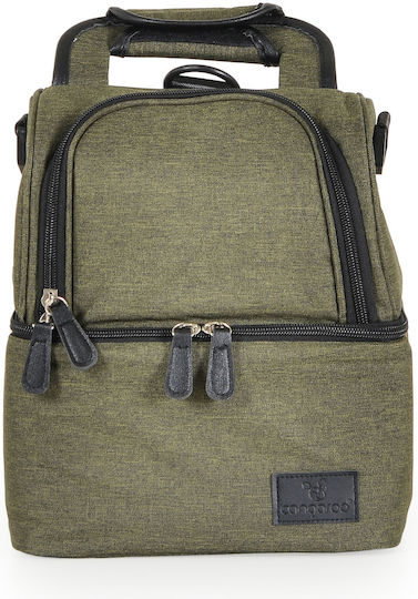Cangaroo Aurora School Insulated Hand Lunch Bag Green 22 x 16 x 31cm
