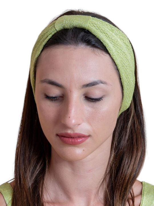 Γυναικείο Headband Πλεκτό σε Πράσινο χρώμα