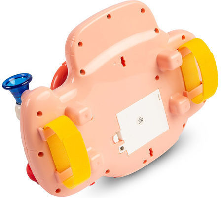 Toyz Steering Wheel Racing Joystick with Light and Sounds for 18++ Months