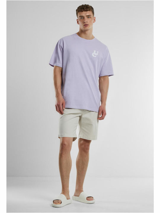 Urban Classics Men's Short Sleeve T-shirt Lilac