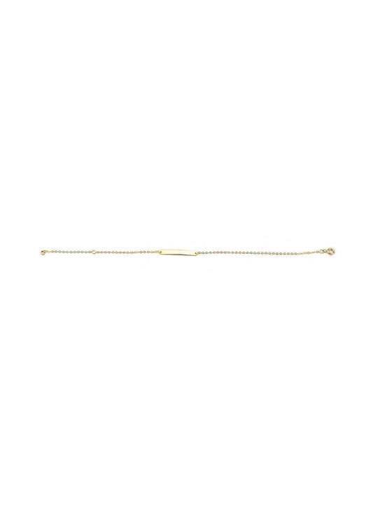 Goldsmith Kids Bracelet ID from Gold 9K