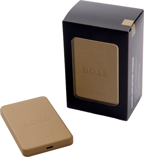 Boss Iconic MagSafe Power Bank 3000mAh με Θύρα USB-C Power Delivery Camel