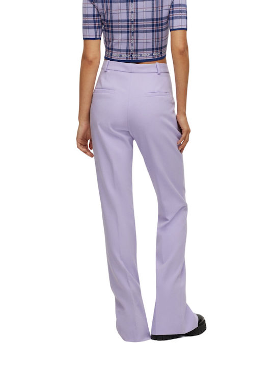 Hugo Boss Women's Fabric Trousers PURPLE 50476653-534