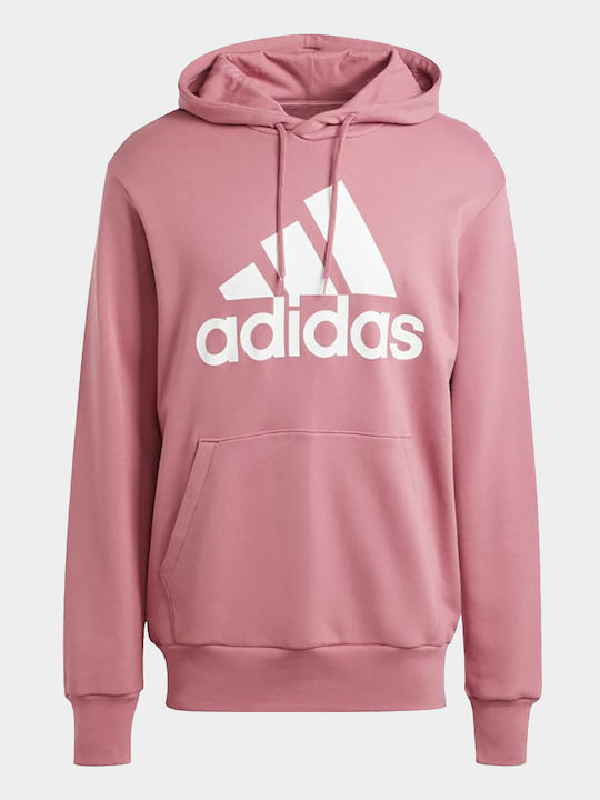 Essentials French Terry Sweatshirt mit Kapuze Deeppink
