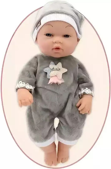 Gounaridis-di Newborn Baby 30cm Gray Extra Outfits Bm3312-3 3 Years + 34.00 x 15.50 x 20.50cm