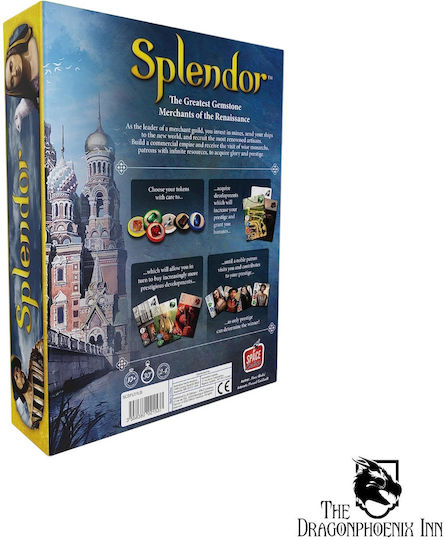 Επιτραπέζιο Παιχνίδι Splendor για 2-4 Παίκτες 10+ Ετών (EN) Space Cowboys Games