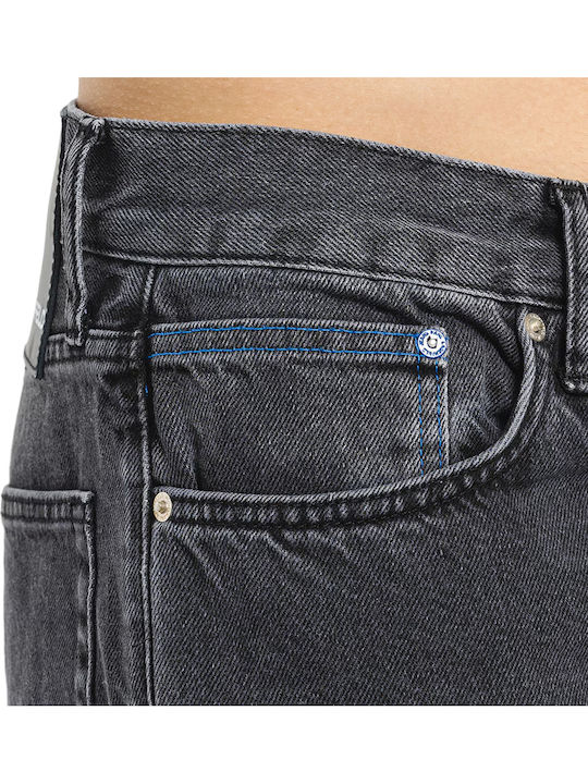 Men's Jeans Pants with Slim Tapered Fit Black