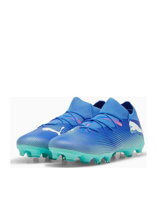 PUMA Future 7 Match Football Shoes with Cleats Blue