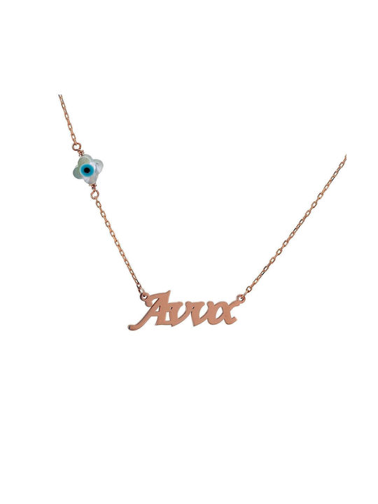 Goldsmith Necklace Name from Gold Plated Silver