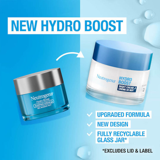 Neutrogena Hydro Boost Cremă Hidratantă de Noapte pentru Față cu Acid Hialuronic 50ml