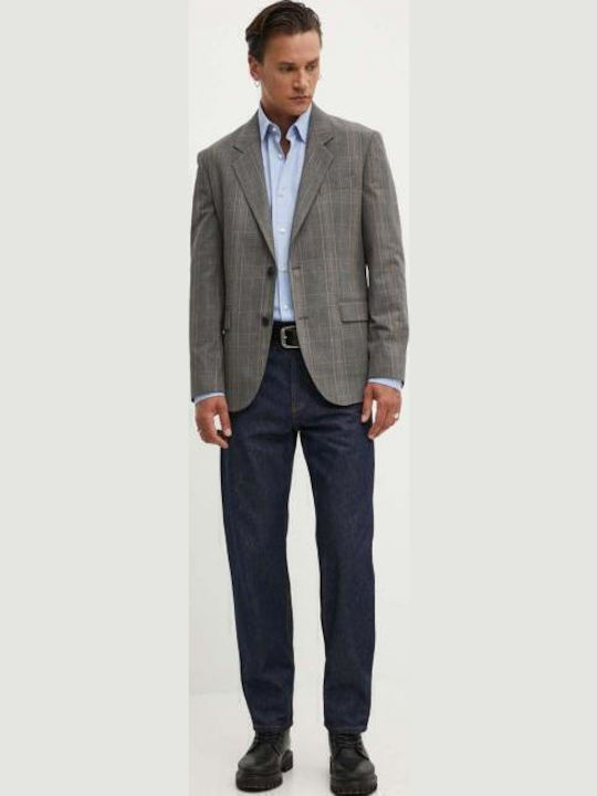 Valerio Long-sleeved Cotton Shirt Light/Pastel Blue