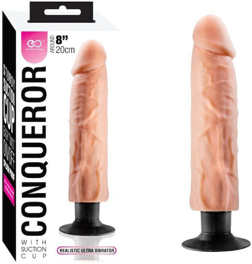 Nanma Conqueror Realistic Vibrator 16cm Flesh