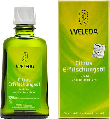 Weleda Citrus Refreshing Organic Almond Oil for Massage 100ml