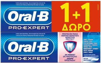 Oral-B Pro Expert Professional Protection Toothpaste for Sensitive Teeth , Ulitis , Plaque & Cavities 2x75ml