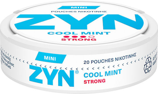 ZYN Mini Pouches Νικοτίνης Strong 6mg με Γεύση Cool Mint