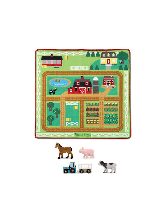 Melissa & Doug Playmat And Farm Barn Figurines Activity Mat Multicolor