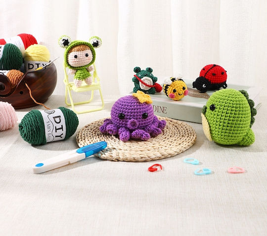 Κεντήματα Crochet Kit Complete Diy Do It Yourself Dinosaur