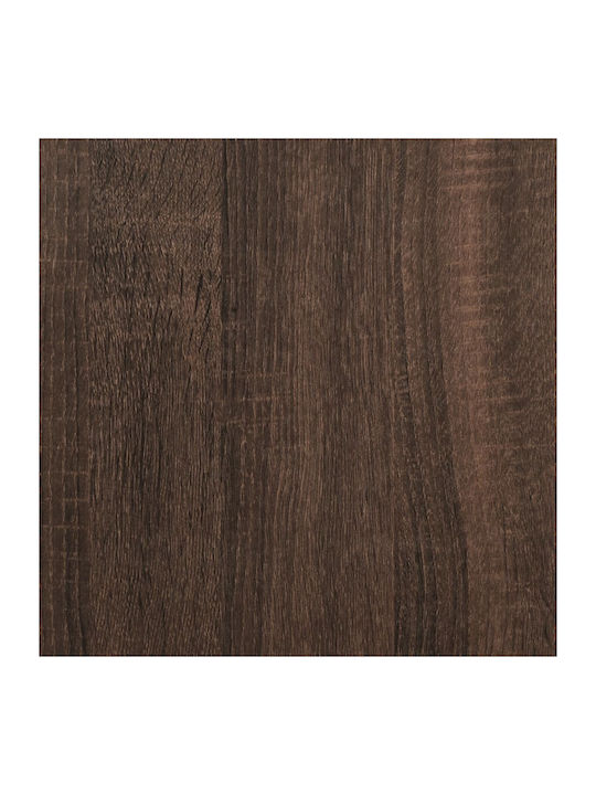 Brown Wood Bookcase 30x42.5x93cm