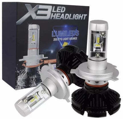 Lămpi Autoturismului H4 / H7 / H11 Canbus LED 6000K Alb rece 12-24V 50W 2buc