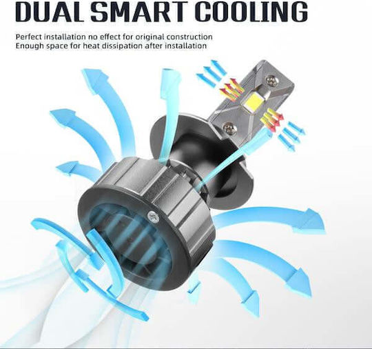 Lămpi Autoturismului H7 Canbus LED 6000K Alb rece 120W 2buc