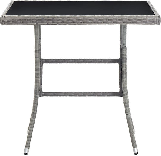 Table Free Standing 80x80x74cm Gray Table Free Standing 80x80x74cm Gray