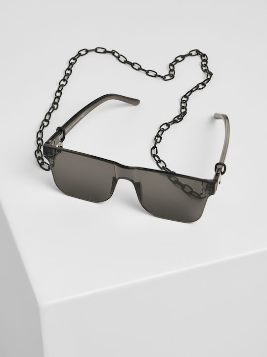 Urban Classics Ochelari de soare Gri cu Plastic Cadru & Gri Lentilă Urban Classics Ochelari de soare Gri cu Plastic Cadru & Gri Lentilă