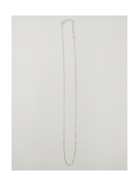 Silver Chain Neck Length 40cm