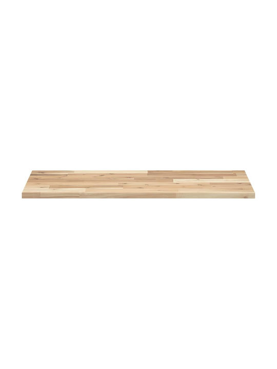 vidaXL Rectangular Bookcase Shelf made of Solid Wood Acacia 60x40x2cm 3279391 1pcs