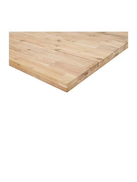 vidaXL Rectangular Bookcase Shelf made of Solid Wood Acacia 140x40x4cm 3279487 1pcs