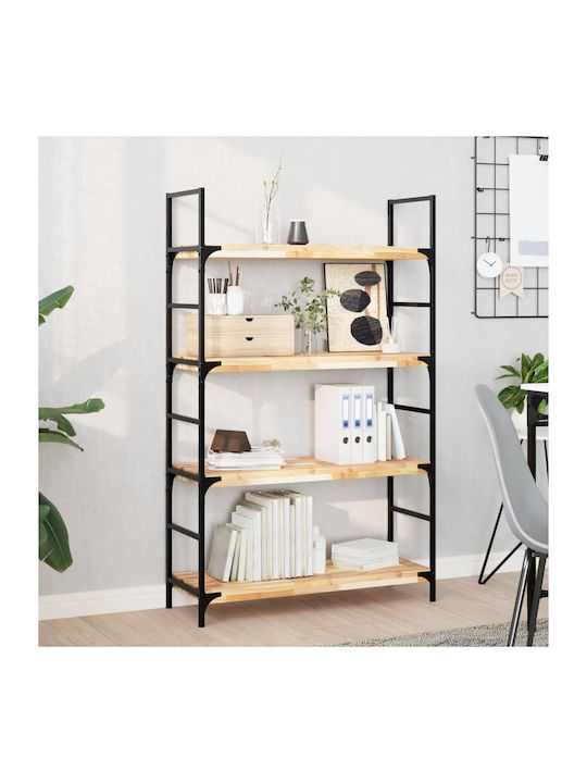 vidaXL Rechteckig Bücherregal aus Massivholz Acacia 80x30x4cm 3279451 1Stück