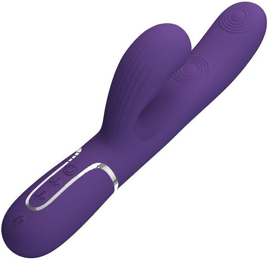 Pretty Love Perlita G-spot Vibrator 3 In 1 Multifunction Purple