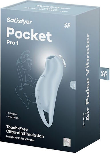 Satisfyer Pro 1 Klitoris Vibrator mit Fernbedienung Hellblau