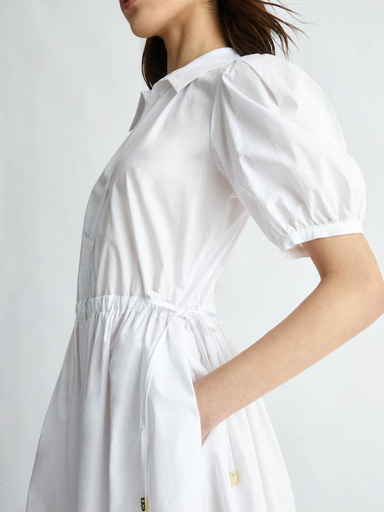 Liu Jo Maxi Shirt Dress Dress White