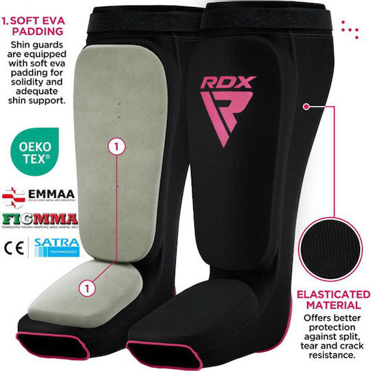 RDX Shin Guards Adults Pink