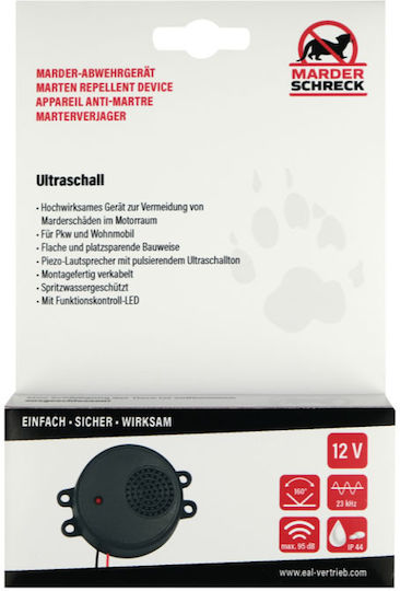 Ultrasonic Rodent Repellent Device for Caravans and Motorhomes Eal16274 Universal Eal