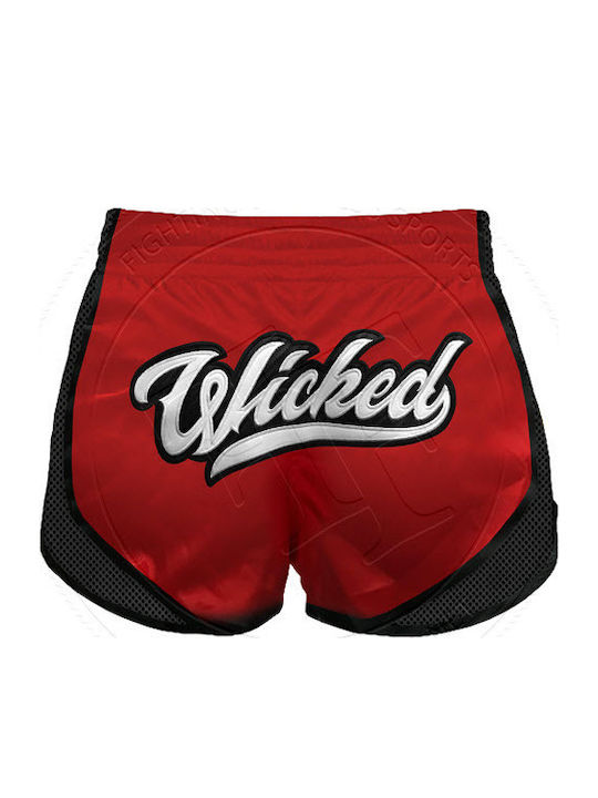 Wicked1 Shorts Kick/Thai-Boxen Rot