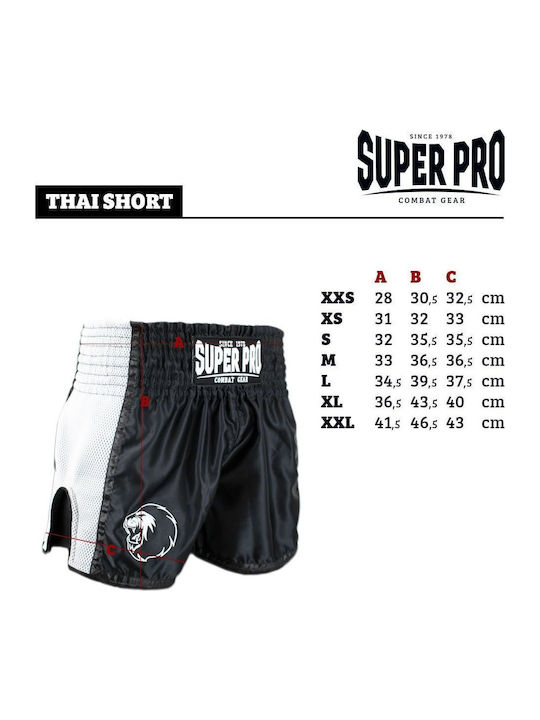 Superpro Shorts Kick/Thai-Boxen Rot