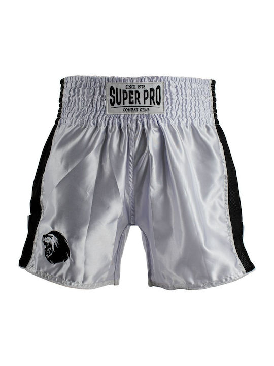 Superpro Shorts Kick/Thai-Boxen Weiß